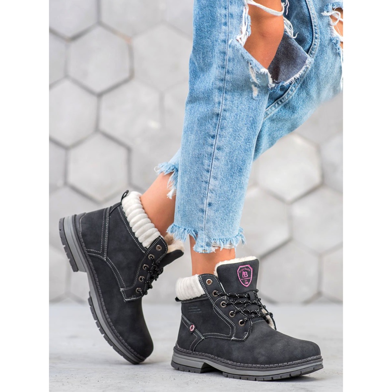 Arrigo Bello Trapper alla moda nero 1