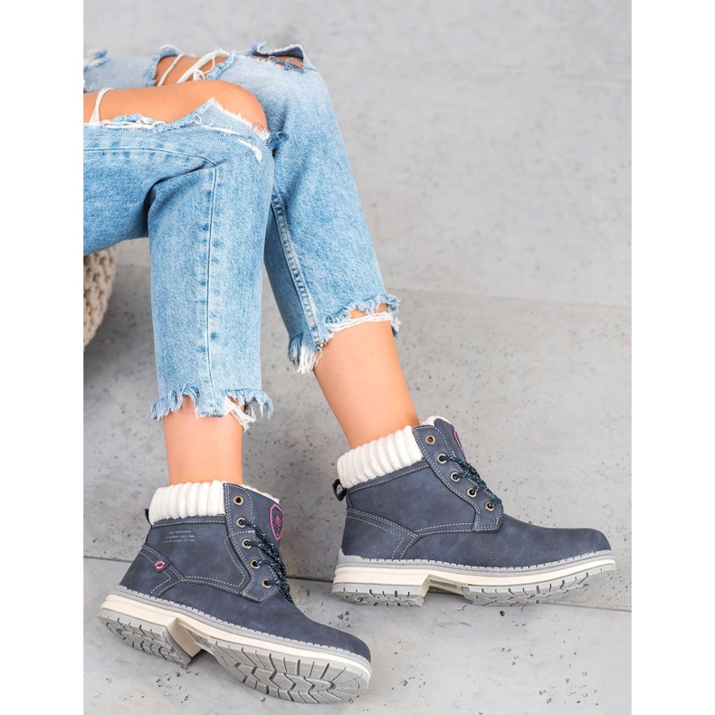 Arrigo Bello Trapper alla moda blu 2