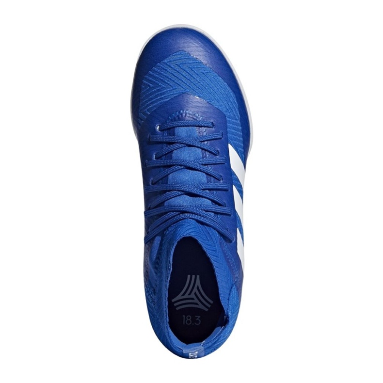Scarpe da calcio Adidas Nemeziz Tango 18.3 IN Jr DB2374 blu blu 1