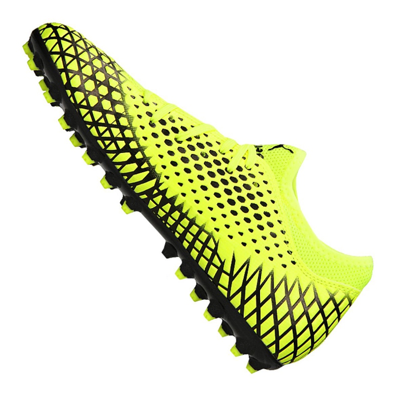 Scarpe da calcio Puma Future 4.4 Mg Jr 105697-03 giallo giallo 1
