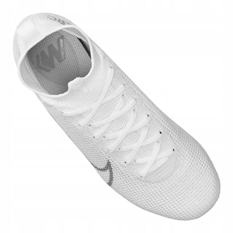 Nike Superfly 7 Elite Fg Jr AT8034-100 scarpe da calcio bianco bianco 2