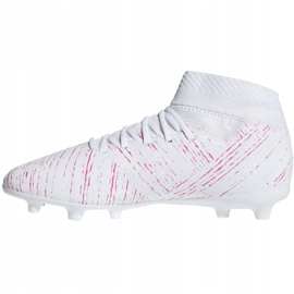 Le scarpe da calcio adidas Nemeziz 18.3 Fg Jr CM8506 multicolore bianco 2