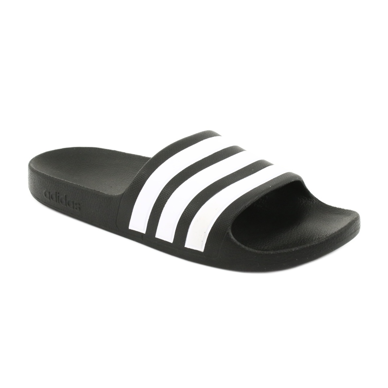 Ciabatte Adidas Adilette Aqua K Jr F35556 bianca nero 1