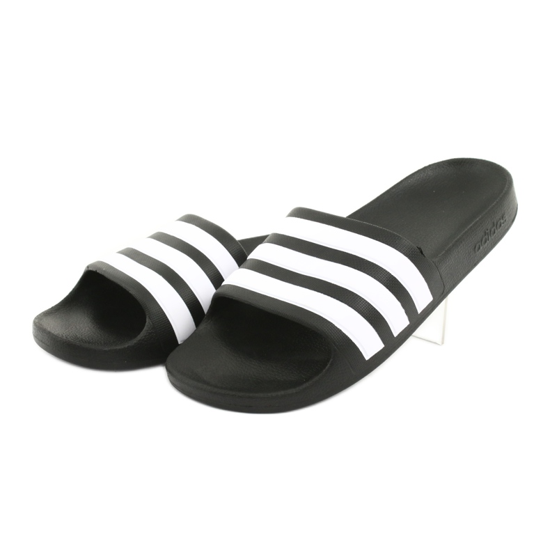 Ciabatte Adidas Adilette Aqua K Jr F35556 bianco nero 3