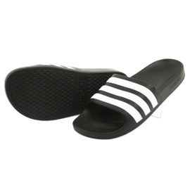 Ciabatte Adidas Adilette Aqua K Jr F35556 bianca nero 4