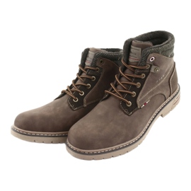 Stivali da uomo American club RH35 marrone 3