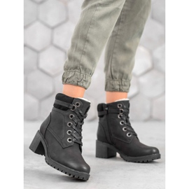 Goodin Stivali caldi con tacco alto nero 2
