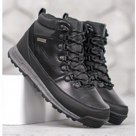 McKey Stivaletti stringati con montone nero 1