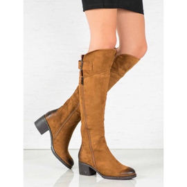 VINCEZA stivali cammello marrone 1