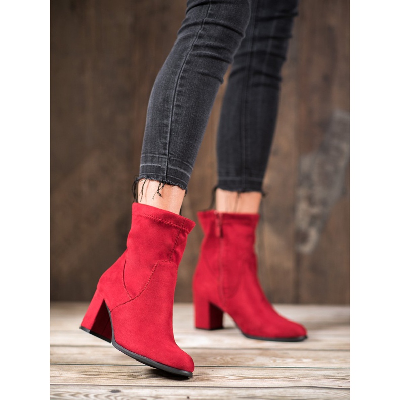 SHELOVET Stivali rossi senza lacci rosso 1