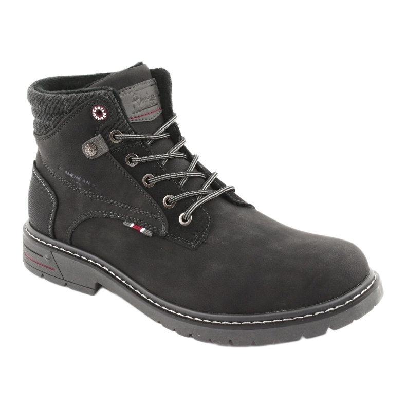 American club RH35 stivali neri da uomo nero 1