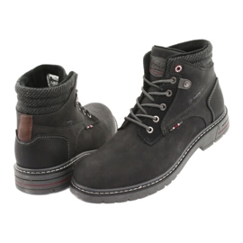 American club RH35 stivali neri da uomo nero 5