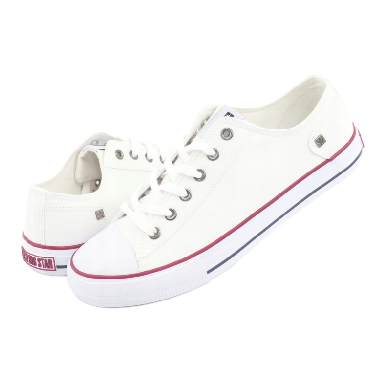 Sneakers Big Star Classic Tie bianche DD174271 bianco 7