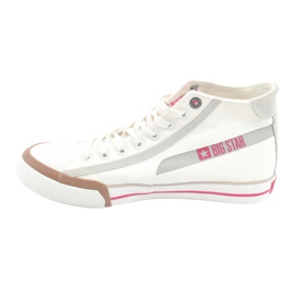 Sneakers uomo Big Star 174080 bianche bianco 2