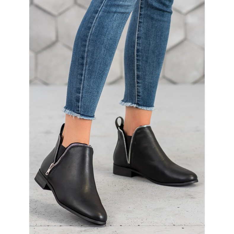 Cm Paris Stivaletti Chelsea Con Cerniera Decorativa nero 2