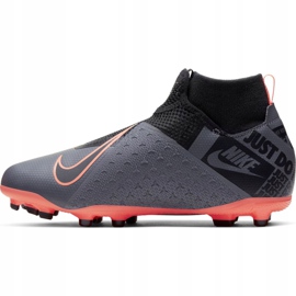 Nike Phantom Vsn Academy Df FG / MG Jr AO3287 080 scarpe da calcio multicolore nero 2