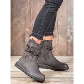 Ideal Shoes Lavoratori sulla piattaforma grigio 1