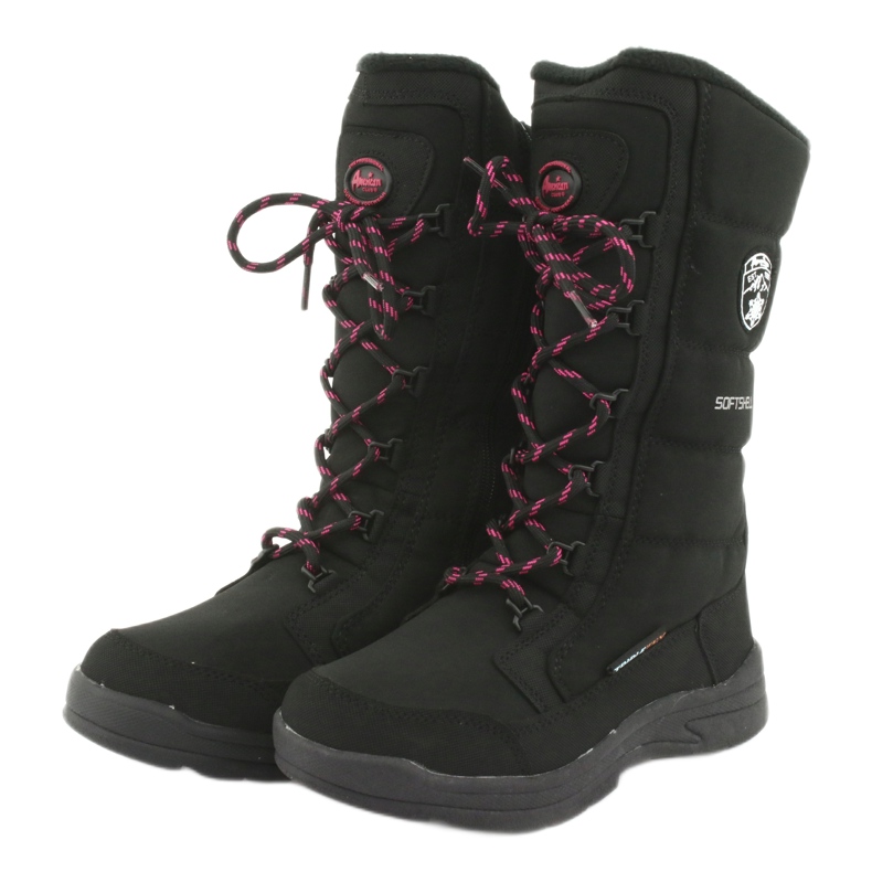 Doposci con membrana American Club SN12 in nero rosa 3