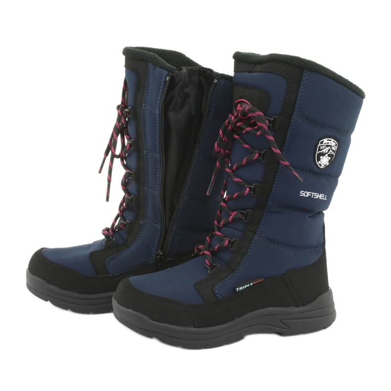 Doposci con membrana American Club SN12 nero blu navy rosa 5