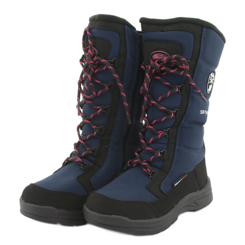 Doposci con membrana American Club SN12 nero blu navy rosa 3