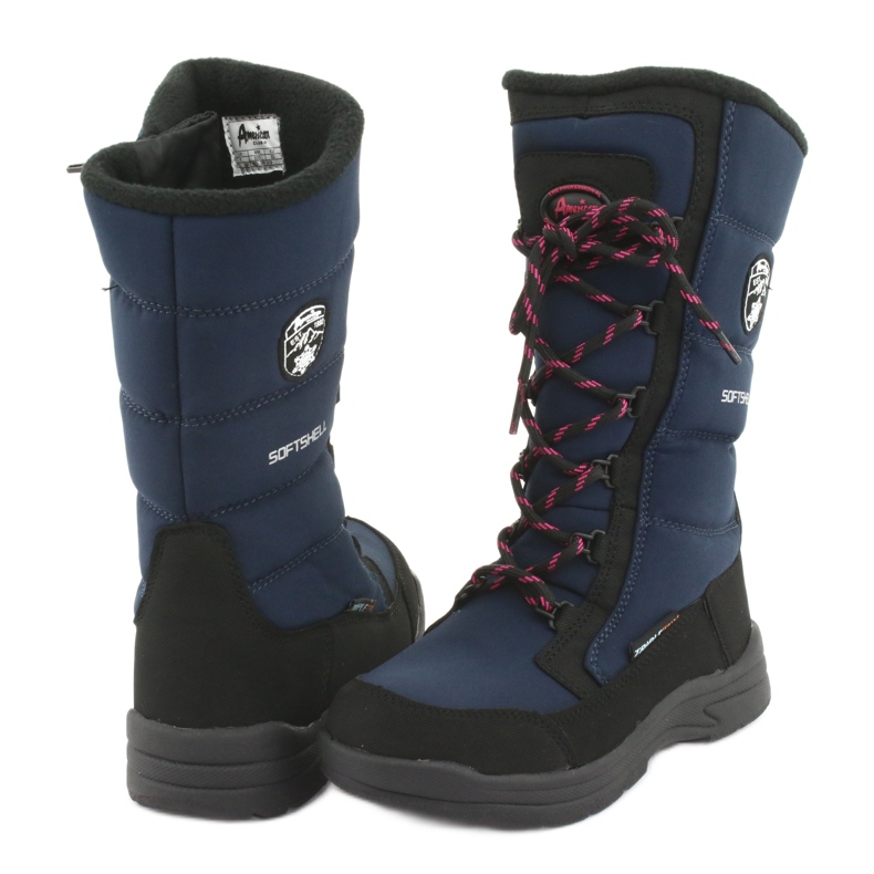 Doposci con membrana American Club SN12 nero blu navy rosa 4