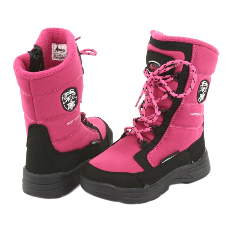 Doposci con membrana American club SN13 rosa/nero 4