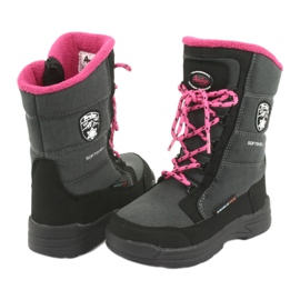 Doposci con membrana grigia American club SN13 nero rosa grigio 4