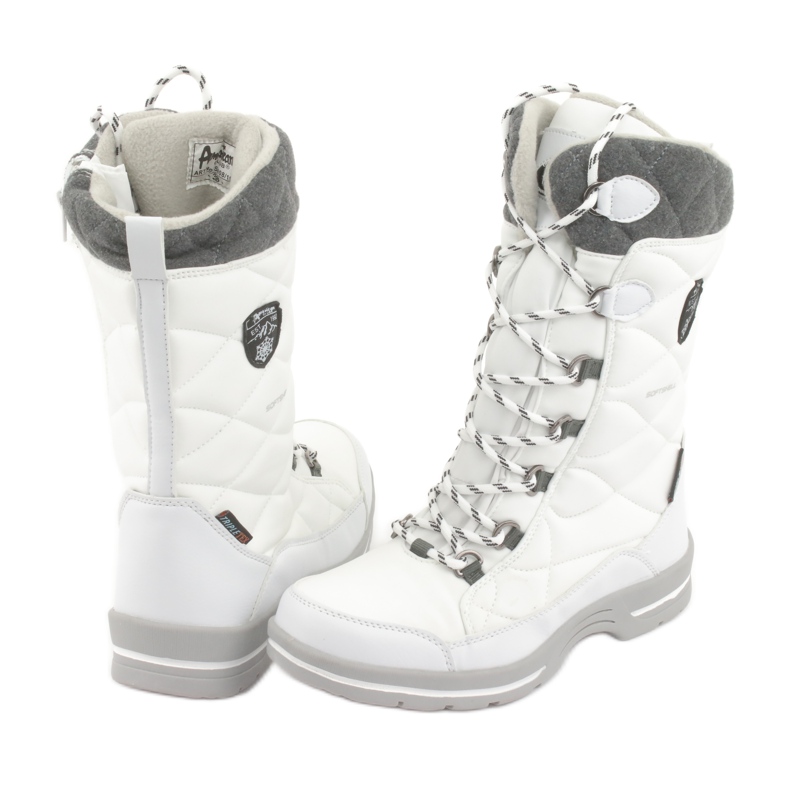 Doposci con membrana American Club SN08 bianco grigio 4