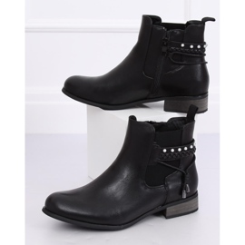 Stivaletti Chelsea neri da donna 846 Black nero 2