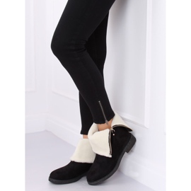 Stivali da donna in camoscio nero S118 Nero 2