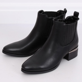 Stivaletti Chelsea neri da donna 3303 Nero 2
