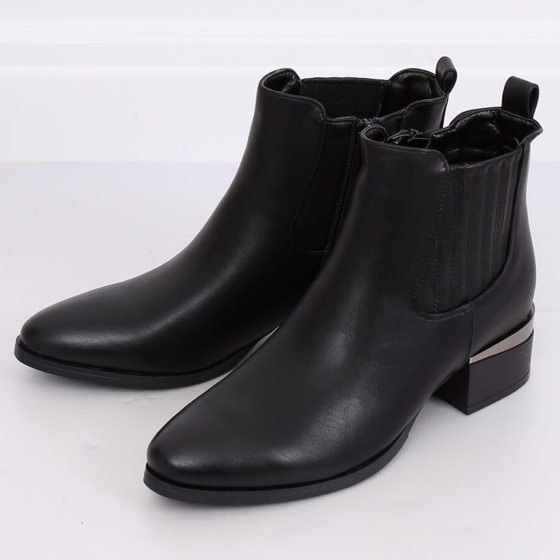 Stivaletti Chelsea neri da donna 3303 Nero 2