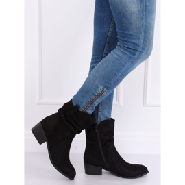 Stivali da donna in camoscio nero nero 3893 Nero 1