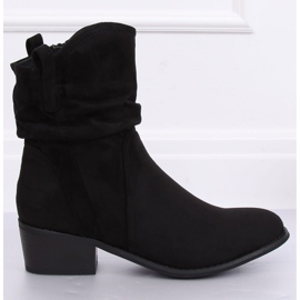 Stivali da donna in camoscio nero nero 3893 Nero 2