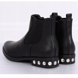 Stivaletti Chelsea neri da donna 7669 Black nero 1