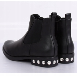 Stivaletti Chelsea neri da donna 7669 Black nero 2