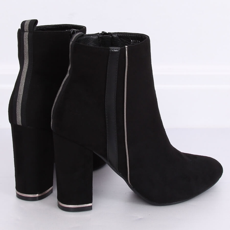 Stivali neri con tacco alto M378 Black nero 2