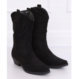 Stivali da cowboy neri da donna NC972 Black nero 1