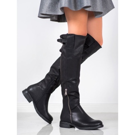 Forever Folie Stivali in ecopelle nero 1