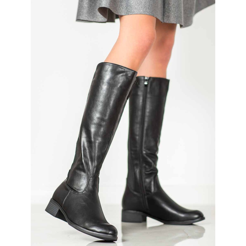 Super Me Stivali classici con elastico nero 2