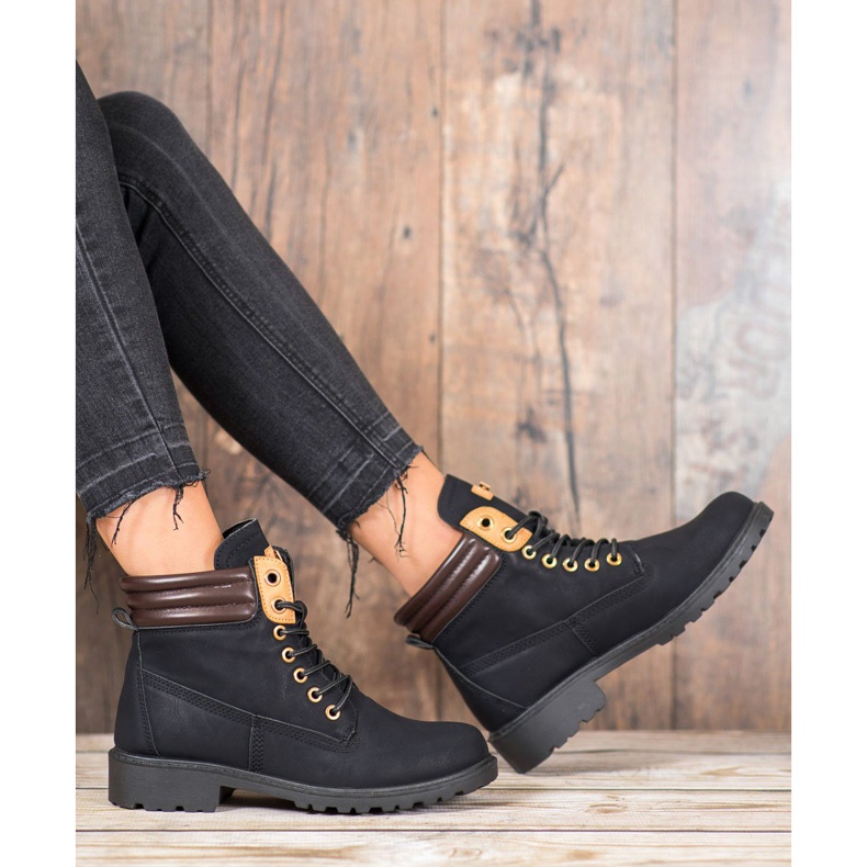 SHELOVET Trapper alla moda nero 2