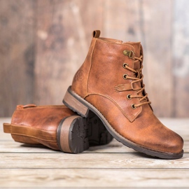 Goodin Eleganti cacciatori in ecopelle marrone 1
