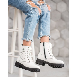 Goodin Trappers bianchi con stelle bianco 2