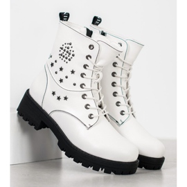 Goodin Trappers bianchi con stelle bianco 1