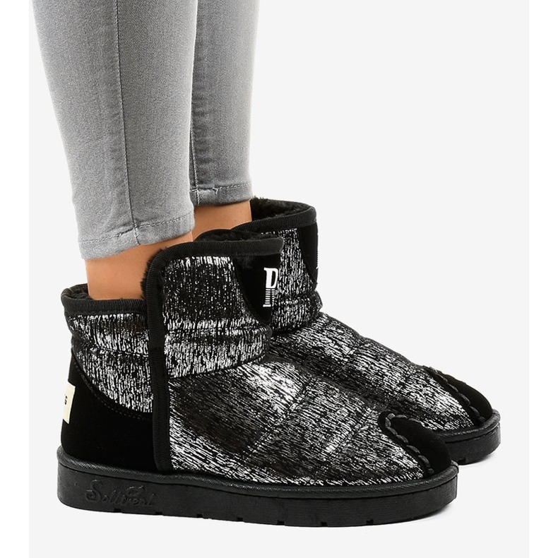 Stivali eschimesi argento con emu FC232-19 grigio 2