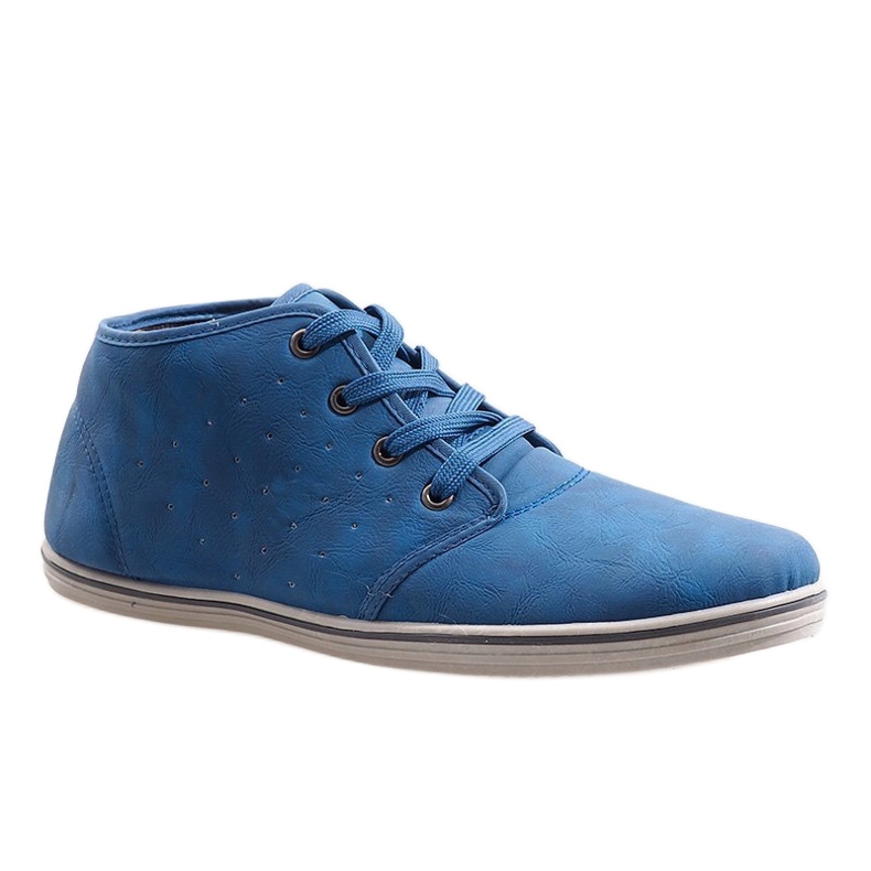 Sneakers alte alla moda TL354-6 Navy Blue blu navy 1