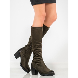 Stivali sulla piattaforma VINCEZA verde 1