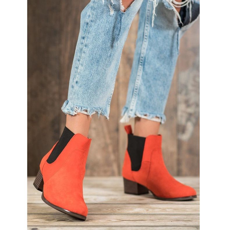 Kylie Stivaletti Chelsea classici arancia 2