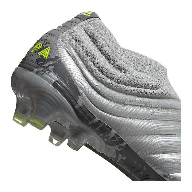 Scarpe da calcio Adidas Copa 20+ Fg M EF8309 nero argento 2