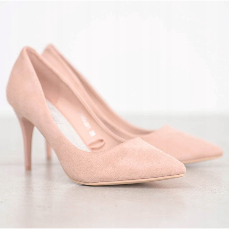 Kylie Tacchi classici in pelle scamosciata marrone 2